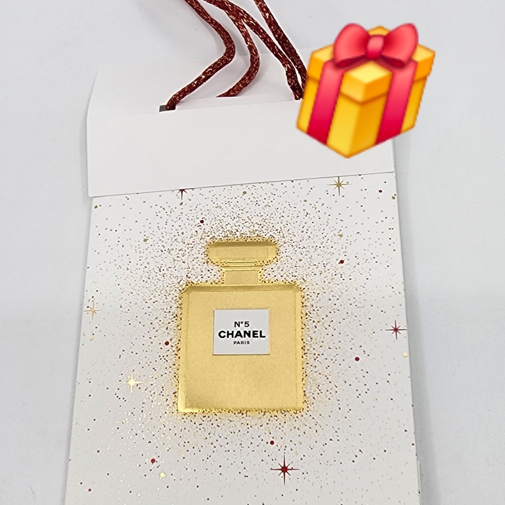 Chanel N°5 Gold Perfume Gift Bag